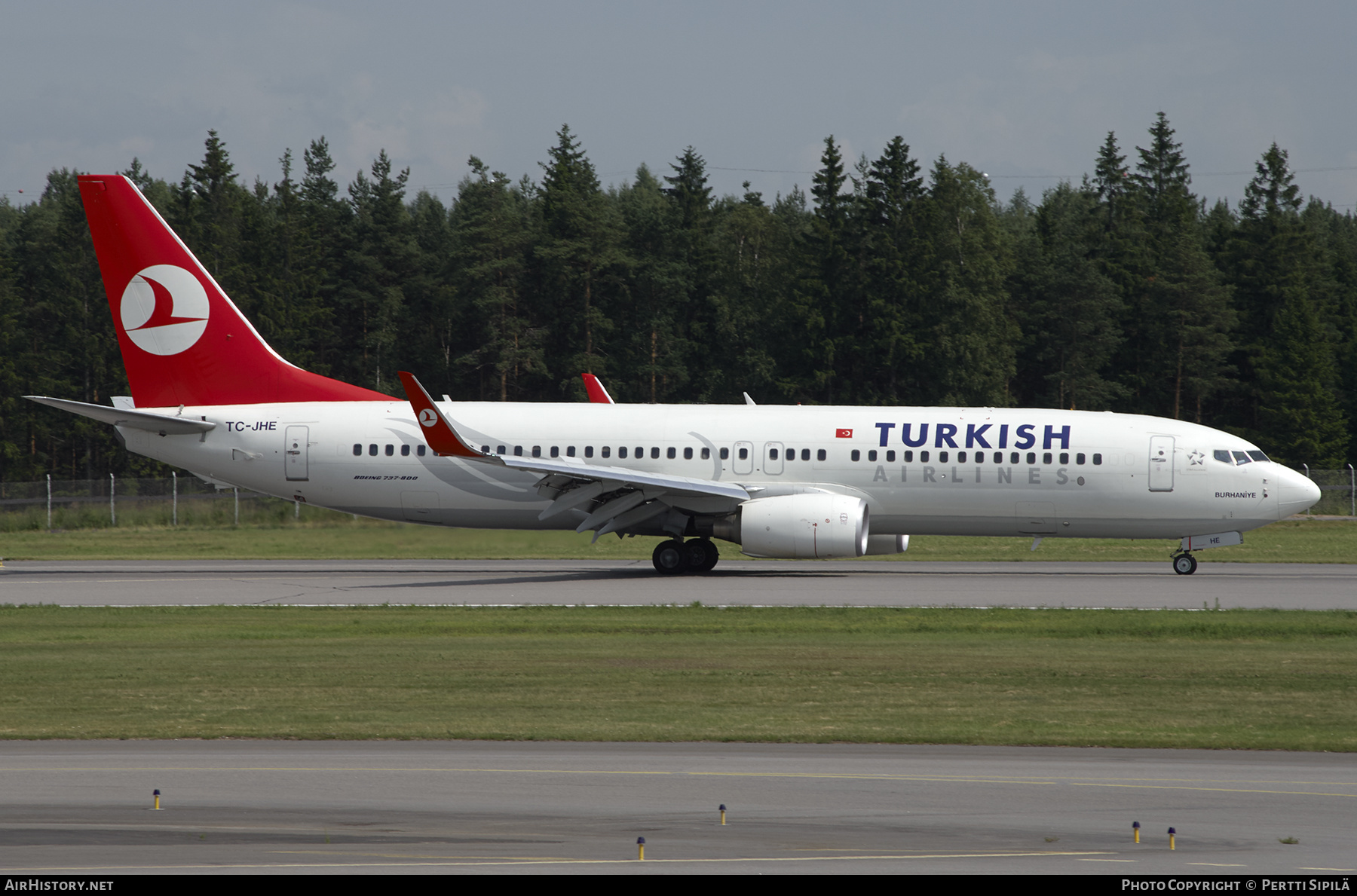 Aircraft Photo of TC-JHE | Boeing 737-8F2 | Turkish Airlines | AirHistory.net #235613