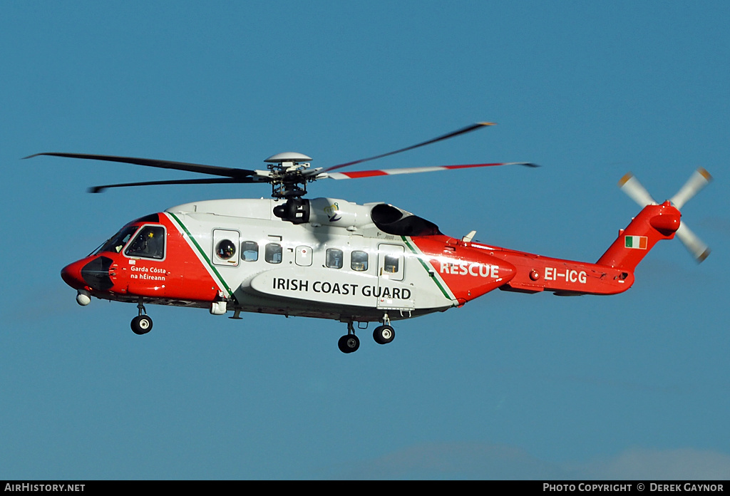 Aircraft Photo of EI-ICG | Sikorsky S-92A | Irish Coast Guard | AirHistory.net #235617
