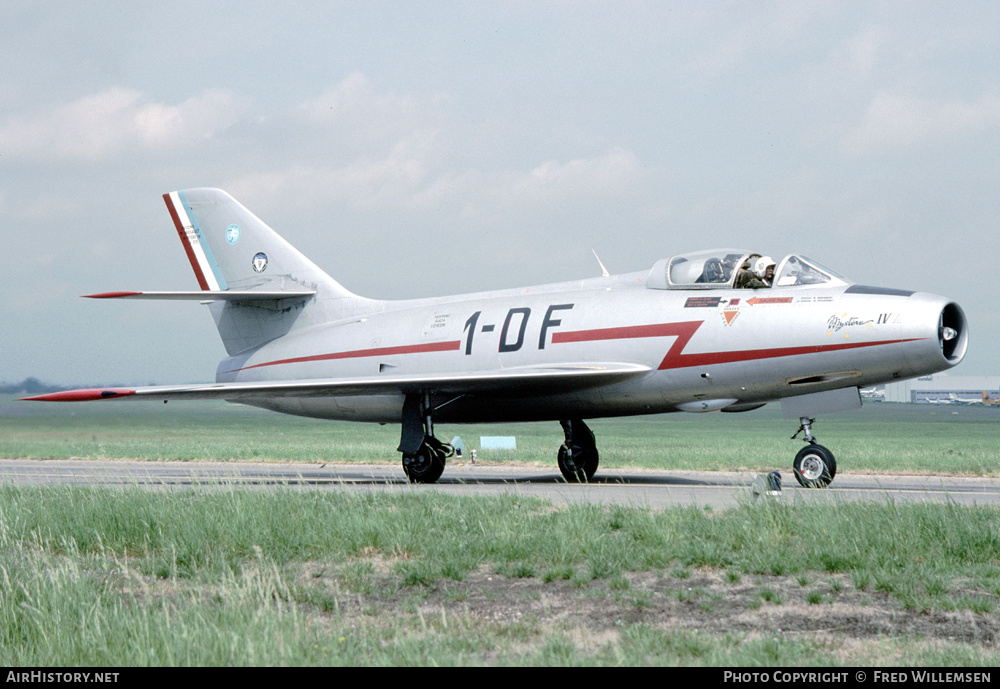 Aircraft Photo of F-AZDF / 315 | Dassault MD-454 Mystere IV A | France - Air Force | AirHistory.net #235642