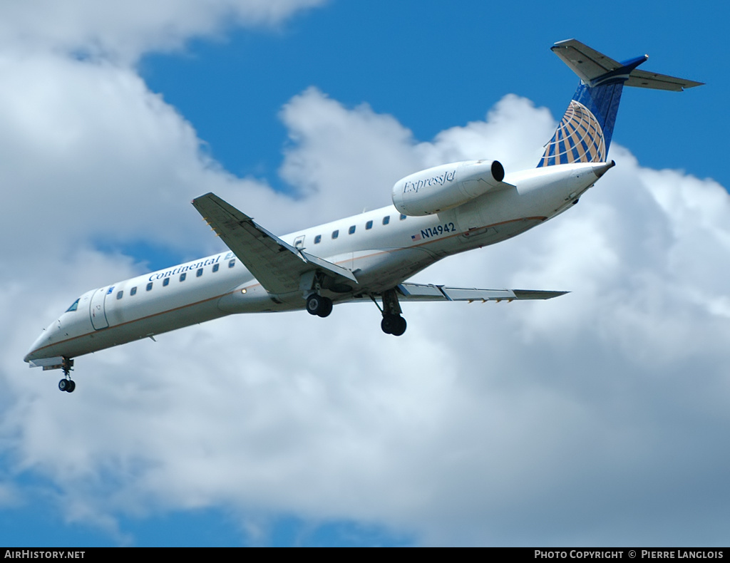 Aircraft Photo of N14942 | Embraer ERJ-145EP (EMB-145EP) | Continental Express | AirHistory.net #235688