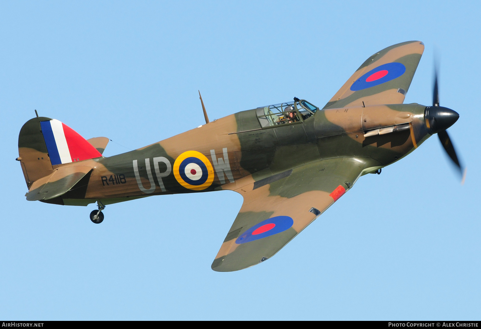 Aircraft Photo of G-HUPW / R4118 | Hawker Hurricane Mk1 | UK - Air Force | AirHistory.net #235706