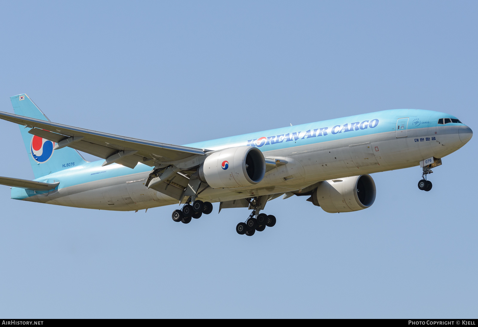 Aircraft Photo of HL8076 | Boeing 777-F | Korean Air Cargo | AirHistory.net #235712
