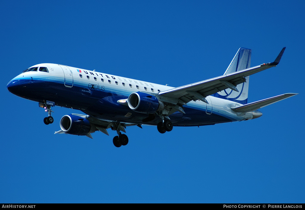 Aircraft Photo of N634RW | Embraer 170SE (ERJ-170-100SE) | United Express | AirHistory.net #235734