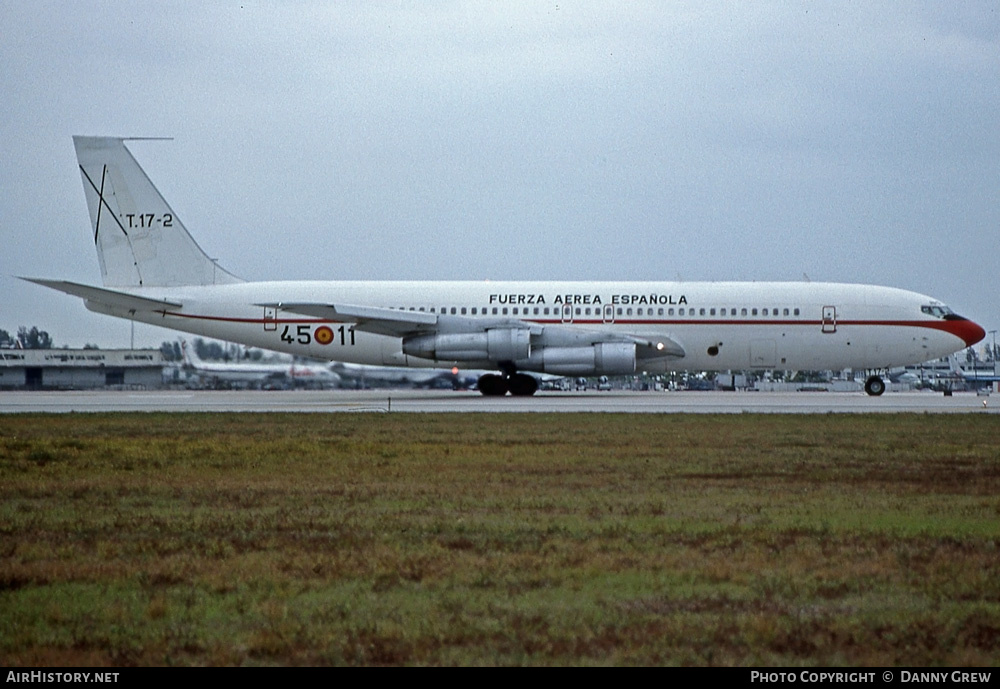 Aircraft Photo of T17-2 | Boeing 707-331C(KC) | Spain - Air Force | AirHistory.net #235767