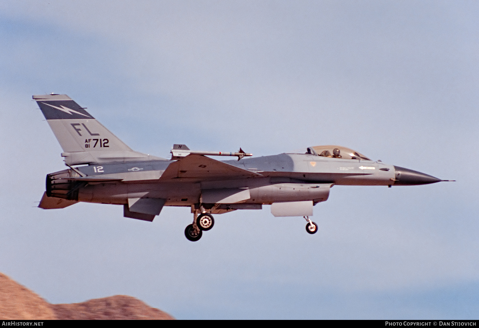 Aircraft Photo of 81-0712 / AF81-712 | General Dynamics F-16A/ADF Fighting Falcon | USA - Air Force | AirHistory.net #235777