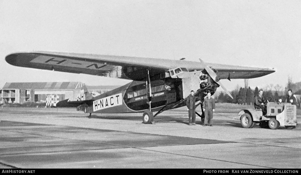Aircraft Photo of H-NACT | Fokker F.VIIa | KLM - Koninklijke Luchtvaart Maatschappij | AirHistory.net #235781