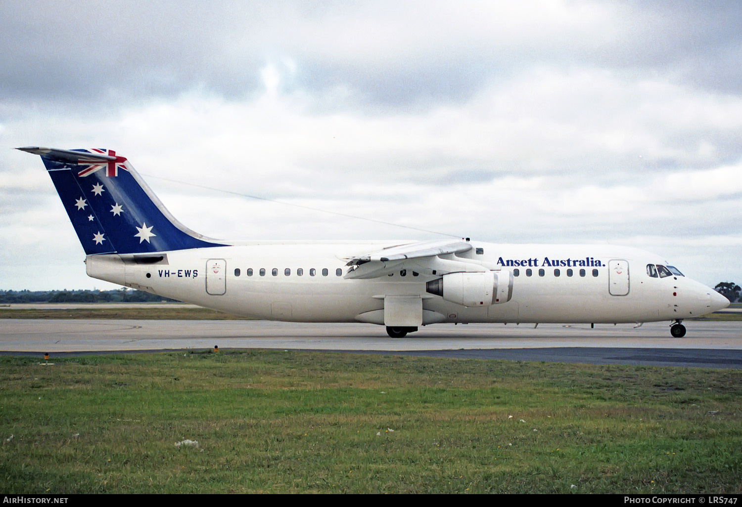 Aircraft Photo of VH-EWS | British Aerospace BAe-146-300 | Ansett Australia | AirHistory.net #235786