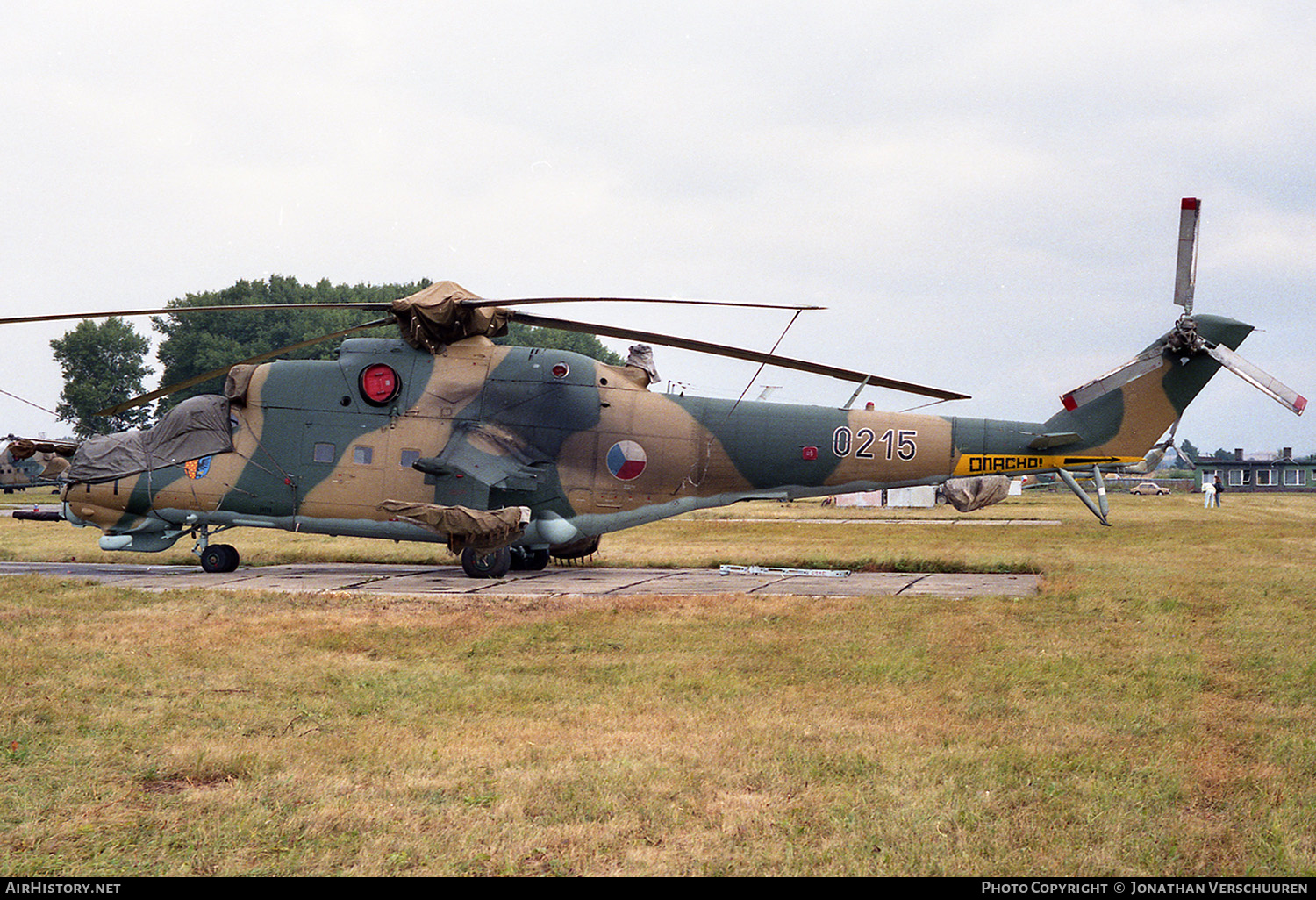 Aircraft Photo of 0215 | Mil Mi-24D | Czechoslovakia - Air Force | AirHistory.net #235797
