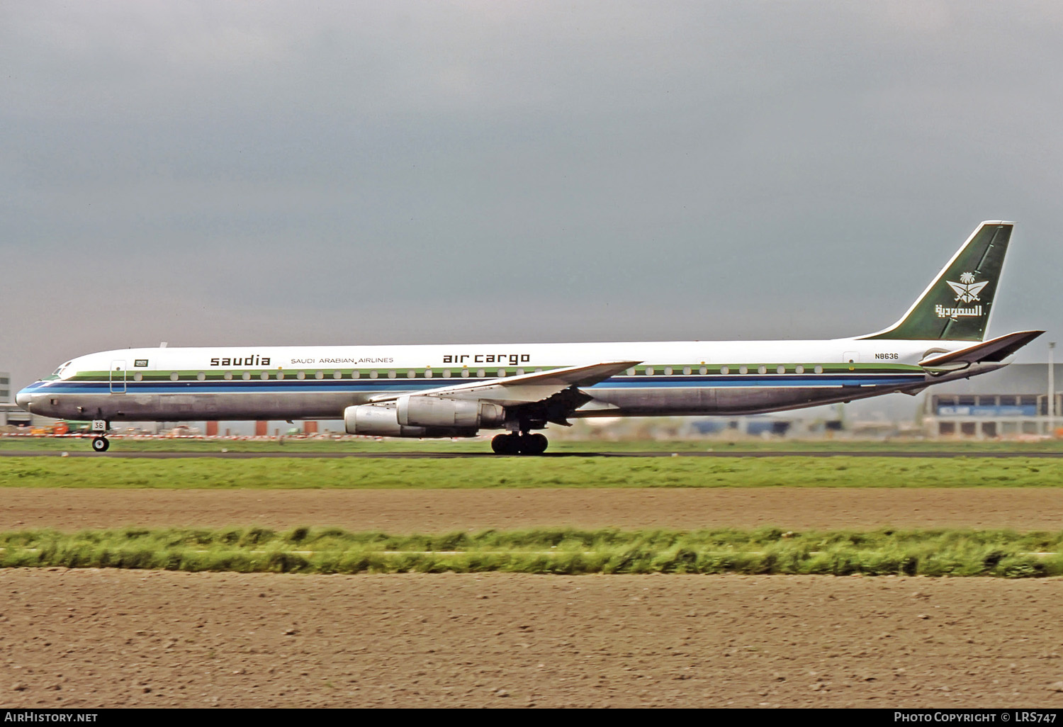 Aircraft Photo of N8636 | McDonnell Douglas DC-8-63CF | Saudia - Saudi Arabian Airlines Air Cargo | AirHistory.net #235802