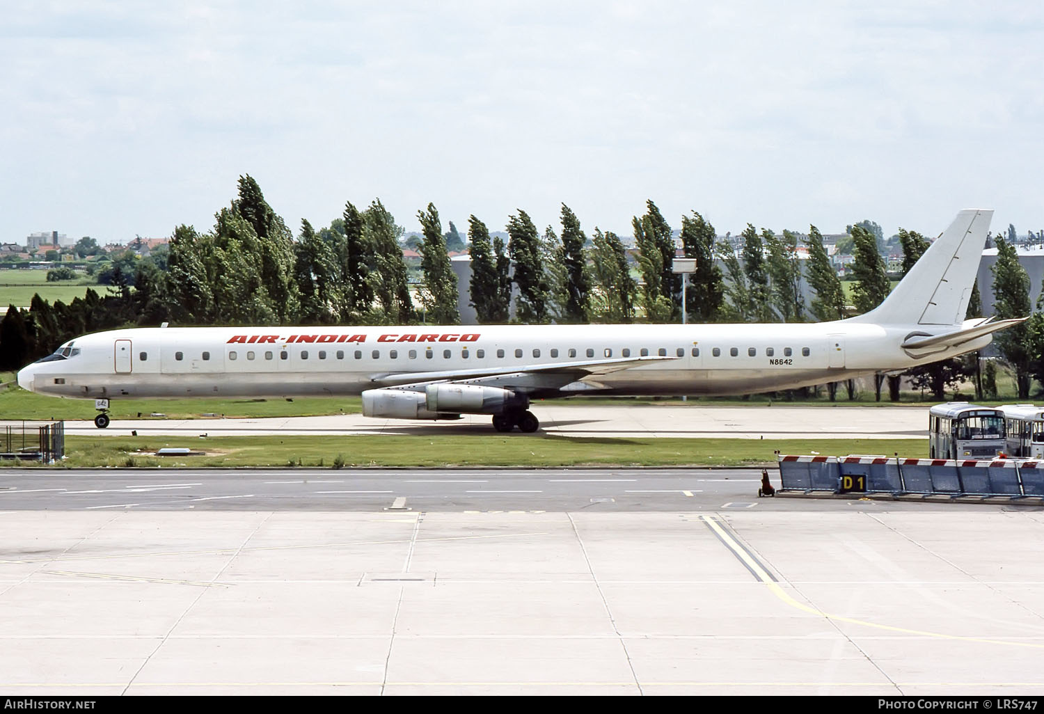 Aircraft Photo of N8642 | McDonnell Douglas DC-8-63CF | Air India Cargo | AirHistory.net #235819