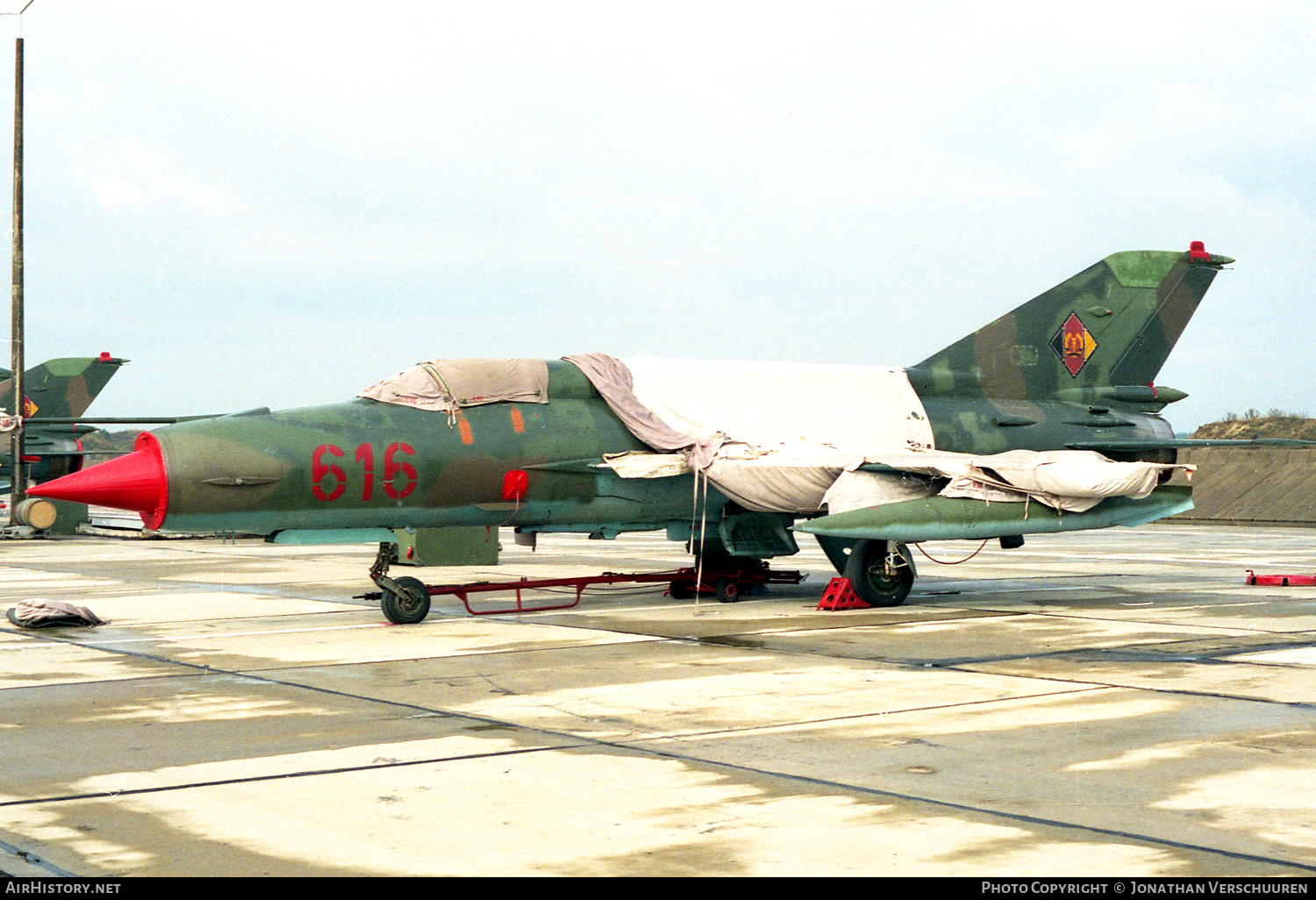 Aircraft Photo of 616 | Mikoyan-Gurevich MiG-21M | East Germany - Air Force | AirHistory.net #235843