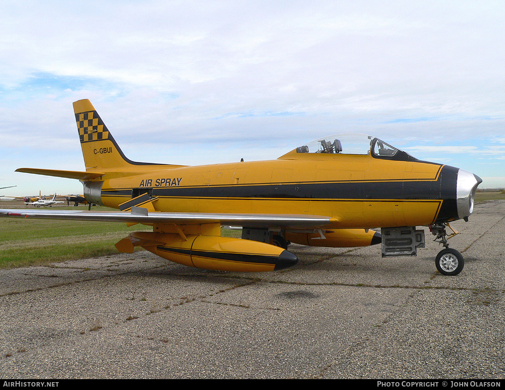 Aircraft Photo of C-GBUI | Canadair CL-13B Sabre 6 | Air Spray | AirHistory.net #235854