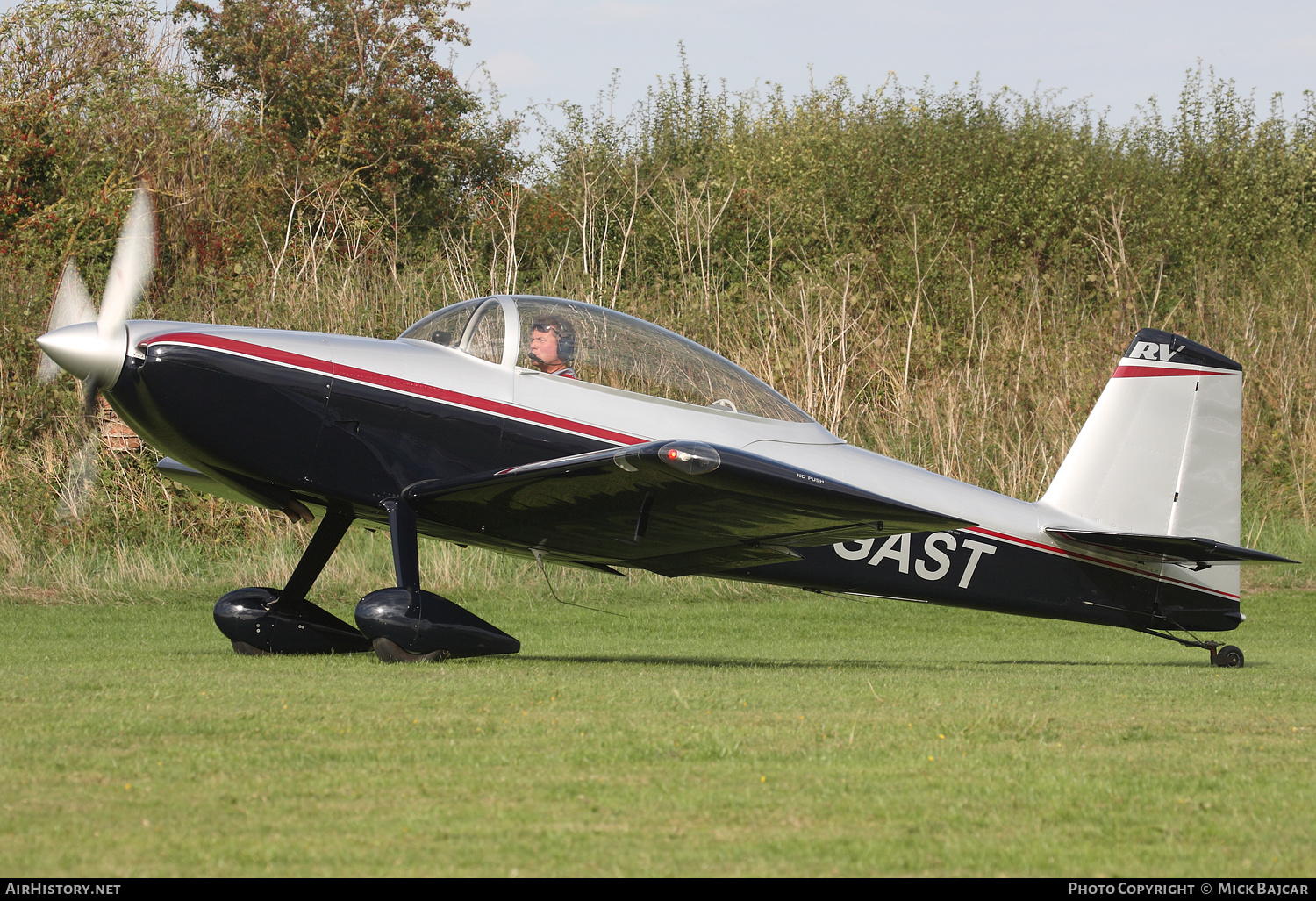 Aircraft Photo of G-GAST | Van's RV-8 | AirHistory.net #235876