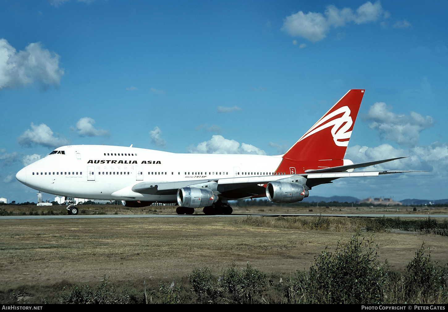 Aircraft Photo of VH-EAA | Boeing 747SP-38 | Australia Asia Airlines | AirHistory.net #235893