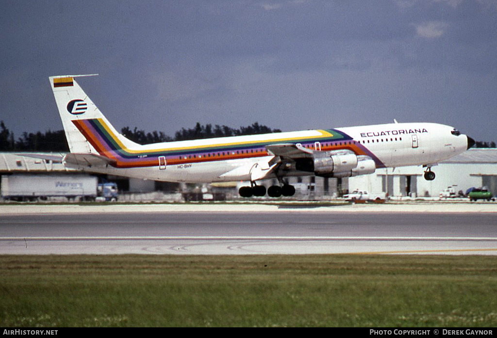 Aircraft Photo of HC-BHY | Boeing 707-321B | Ecuatoriana | AirHistory.net #235895
