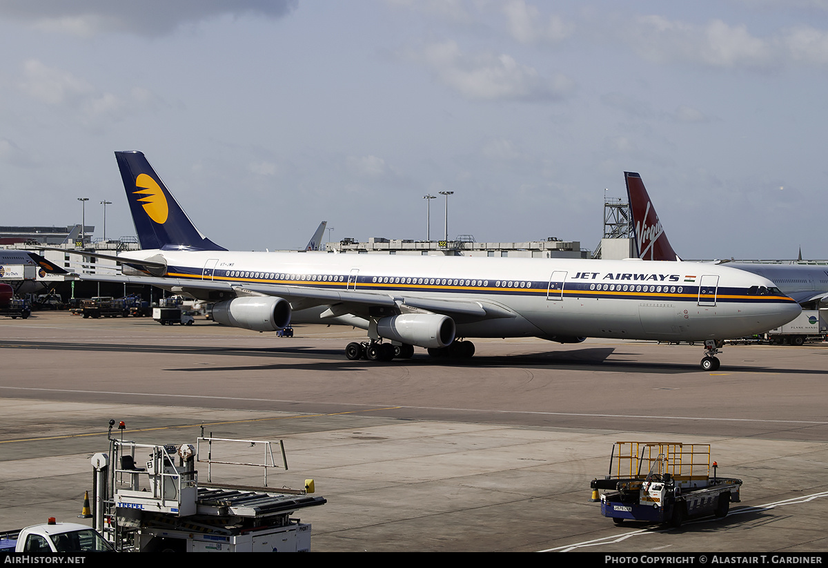 Aircraft Photo of VT-JWB | Airbus A340-313 | Jet Airways | AirHistory.net #235903