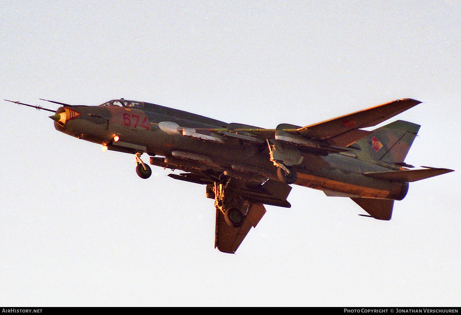 Aircraft Photo of 674 | Sukhoi Su-22M4 | East Germany - Navy | AirHistory.net #235906