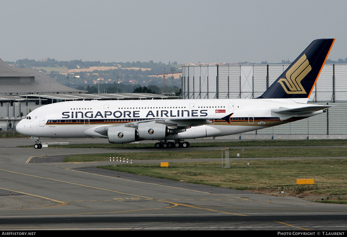 Aircraft Photo of F-WWSA | Airbus A380-841 | Singapore Airlines | AirHistory.net #235908