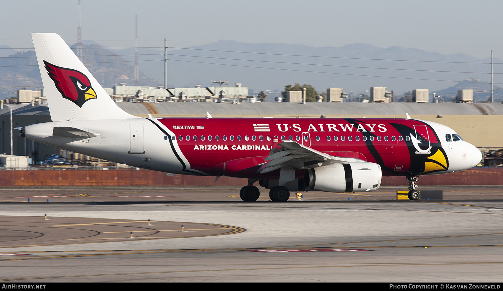Aircraft Photo of N837AW | Airbus A319-132 | US Airways | AirHistory.net #235917