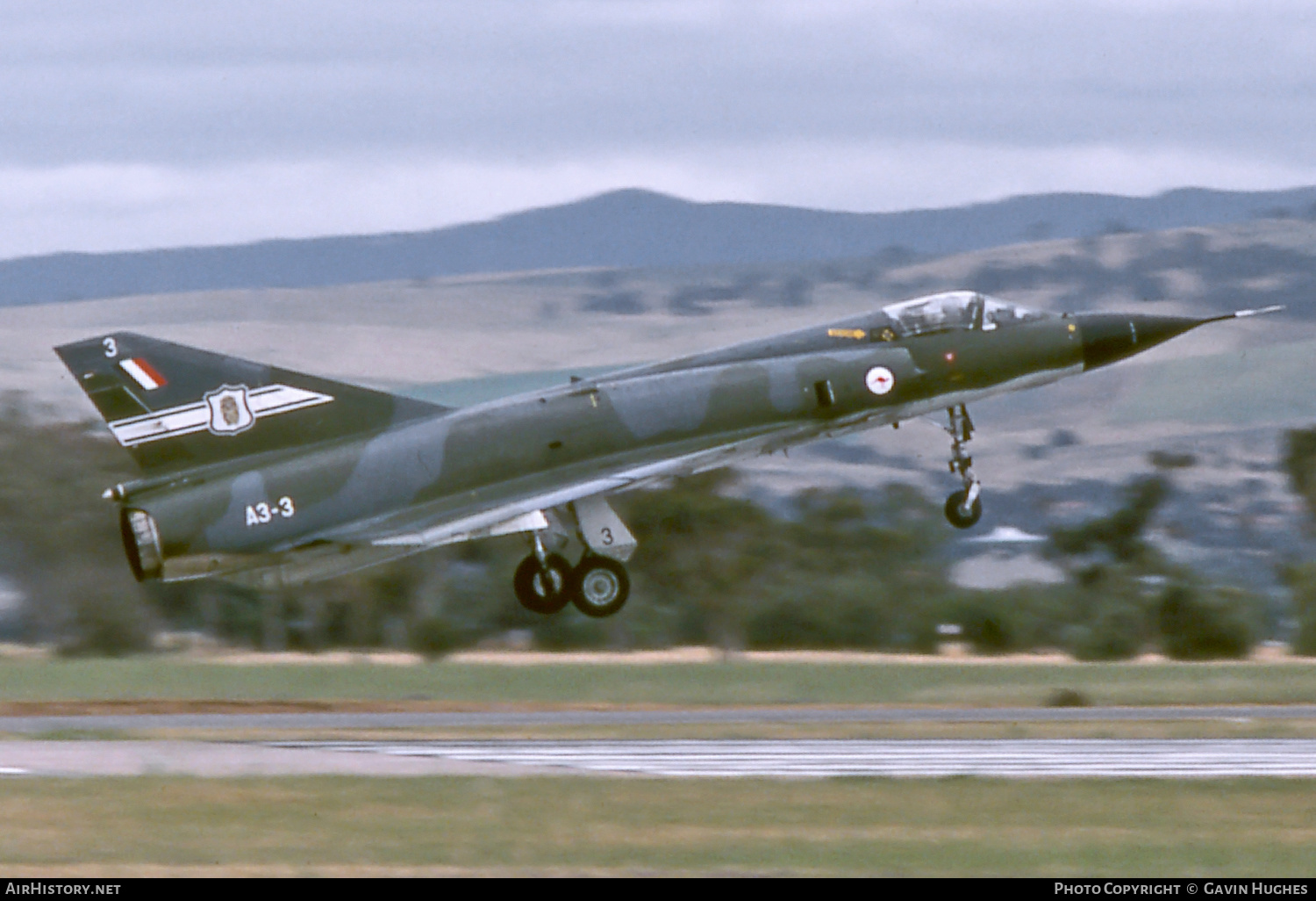Aircraft Photo of A3-3 | Dassault Mirage IIIO(F/A) | Australia - Air Force | AirHistory.net #235933