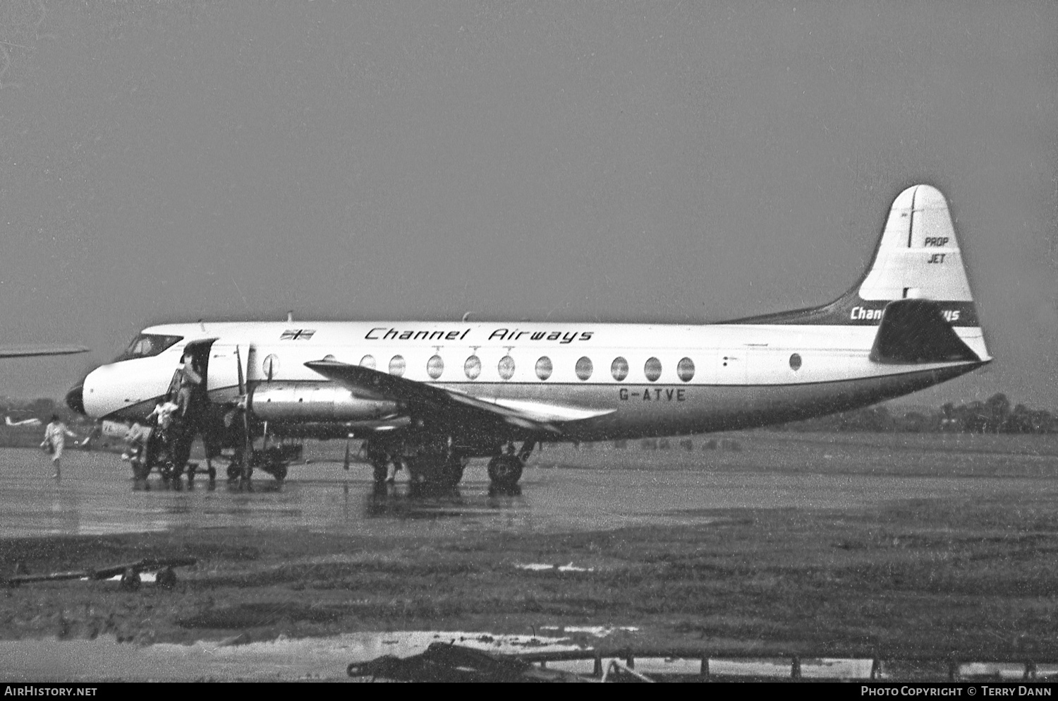 Aircraft Photo of G-ATVE | Vickers 812 Viscount | Channel Airways | AirHistory.net #235944