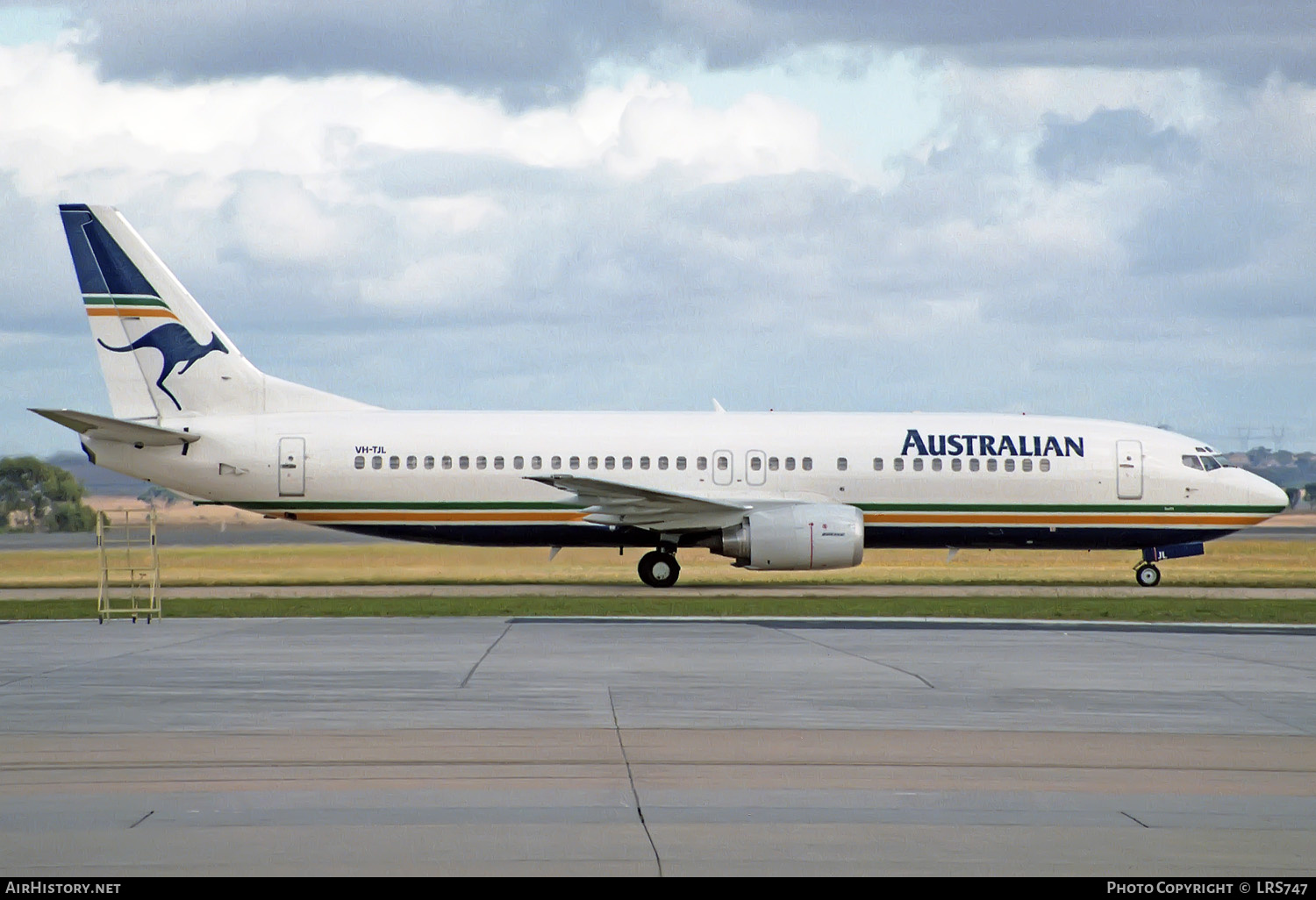 Aircraft Photo of VH-TJL | Boeing 737-476 | Australian Airlines | AirHistory.net #235947