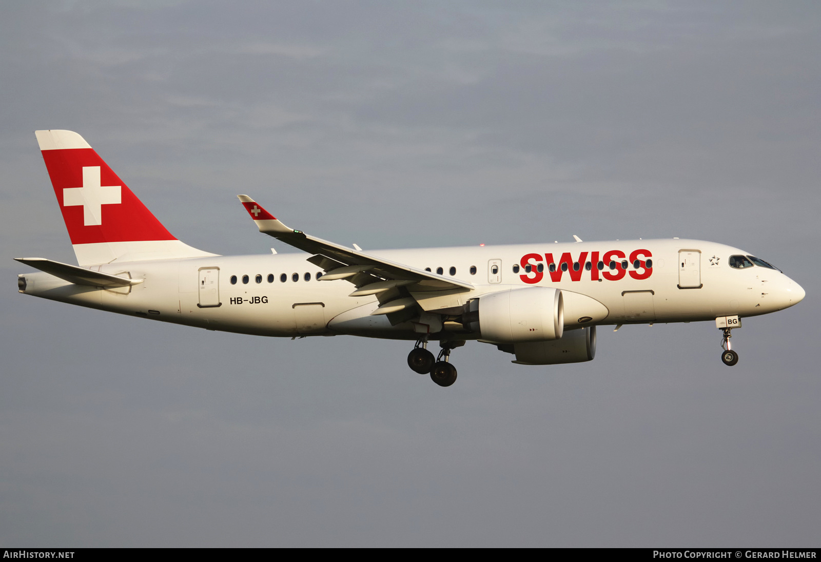 Aircraft Photo of HB-JBG | Bombardier CSeries CS100 (BD-500-1A10) | Swiss International Air Lines | AirHistory.net #235993