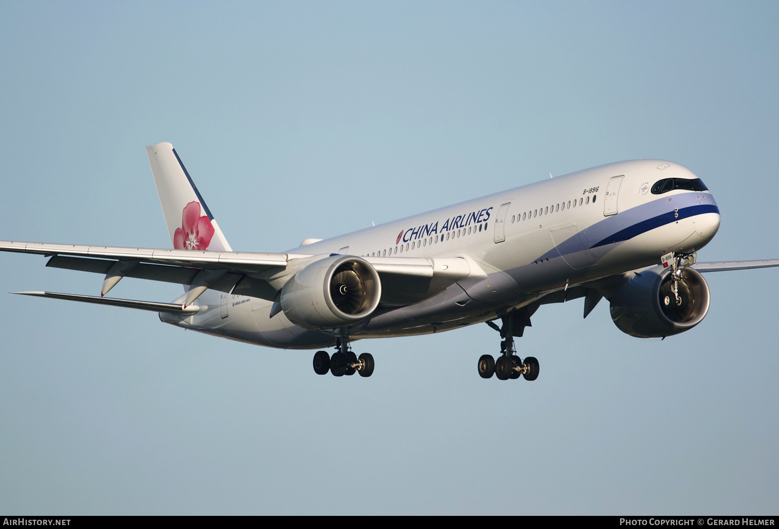 Aircraft Photo of B-18916 | Airbus A350-941 | China Airlines | AirHistory.net #236009