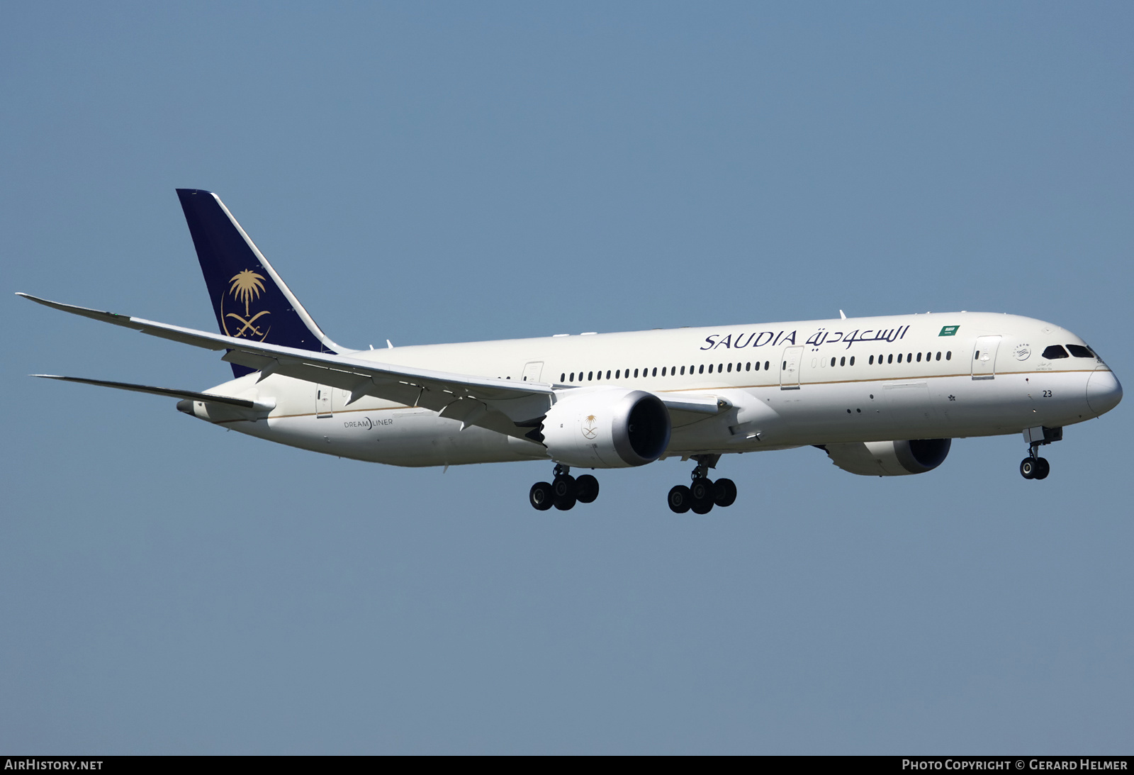 Aircraft Photo of HZ-AR23 | Boeing 787-9 Dreamliner | Saudia - Saudi Arabian Airlines | AirHistory.net #236014