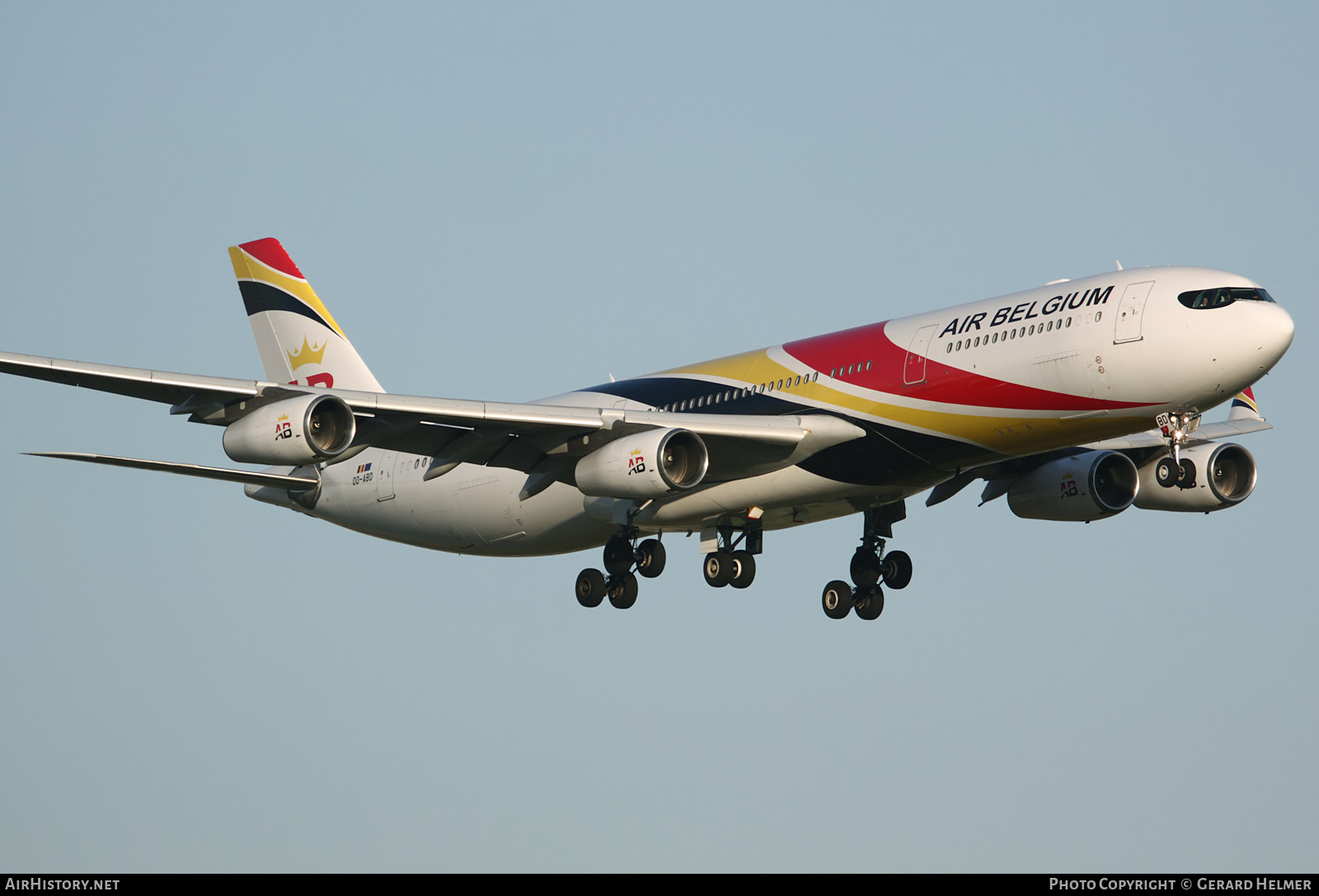 Aircraft Photo of OO-ABD | Airbus A340-313 | Air Belgium | AirHistory.net #236016