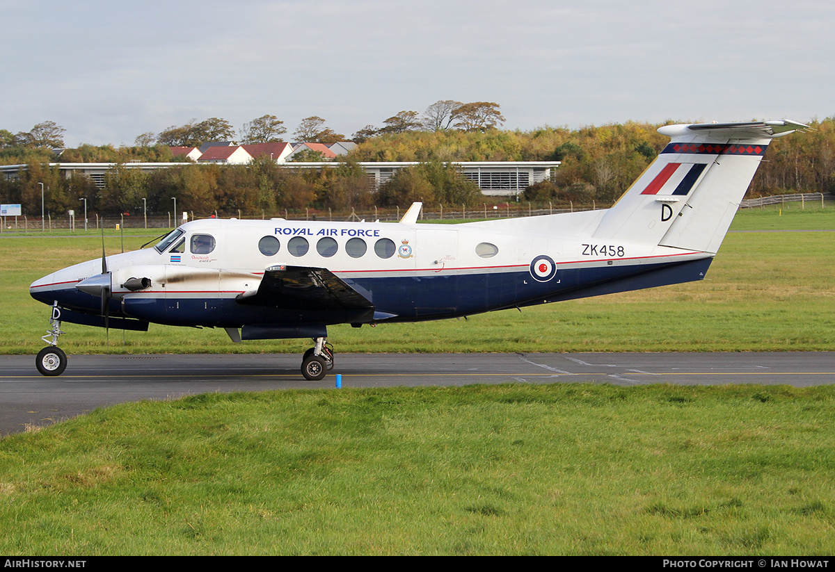 Aircraft Photo of ZK458 | Hawker Beechcraft B200GT King Air | UK - Air Force | AirHistory.net #236042