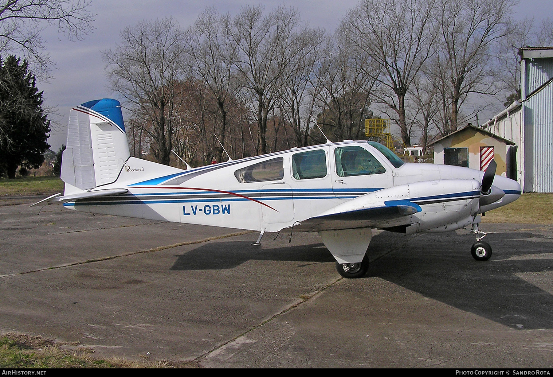 Aircraft Photo of LV-GBW | Beech 95 Travel Air | AirHistory.net #236065