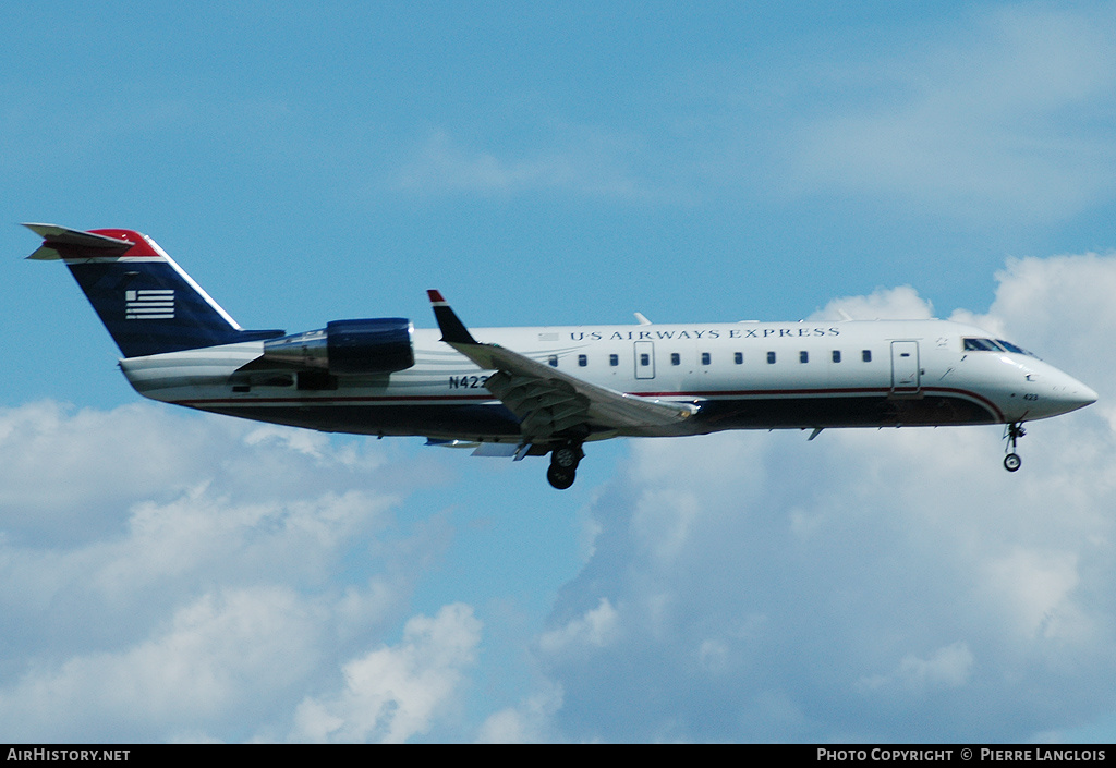 Aircraft Photo of N423AW | Bombardier CRJ-200LR (CL-600-2B19) | US Airways Express | AirHistory.net #236099