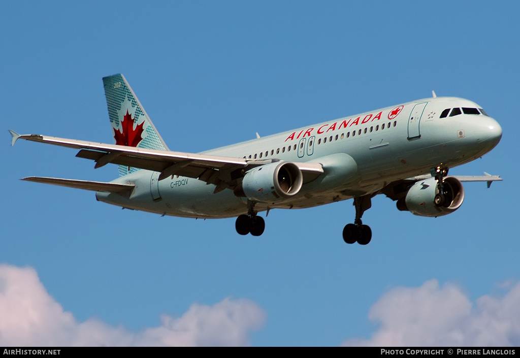 Aircraft Photo of C-FDQV | Airbus A320-211 | Air Canada | AirHistory.net #236107