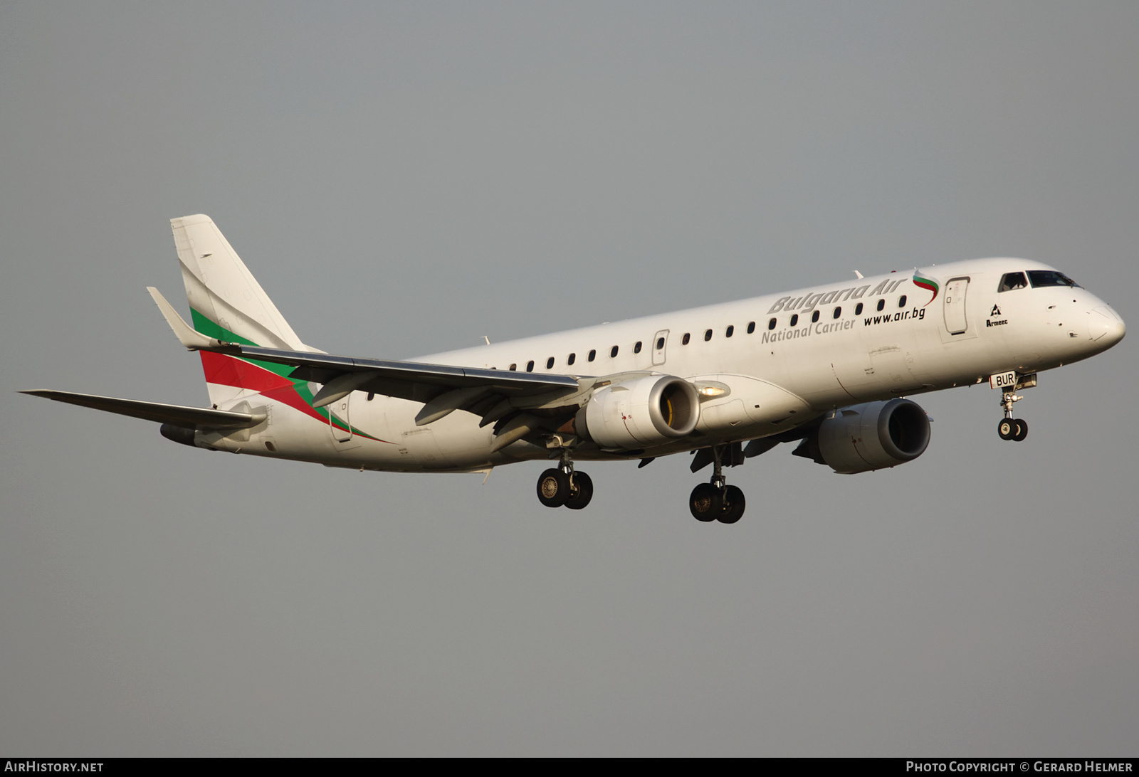 Aircraft Photo of LZ-BUR | Embraer 190STD (ERJ-190-100STD) | Bulgaria Air | AirHistory.net #236118