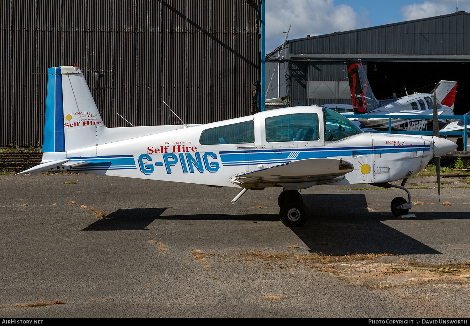 Aircraft Photo of G-PING | Grumman American AA-5A Cheetah | AirHistory.net #236120