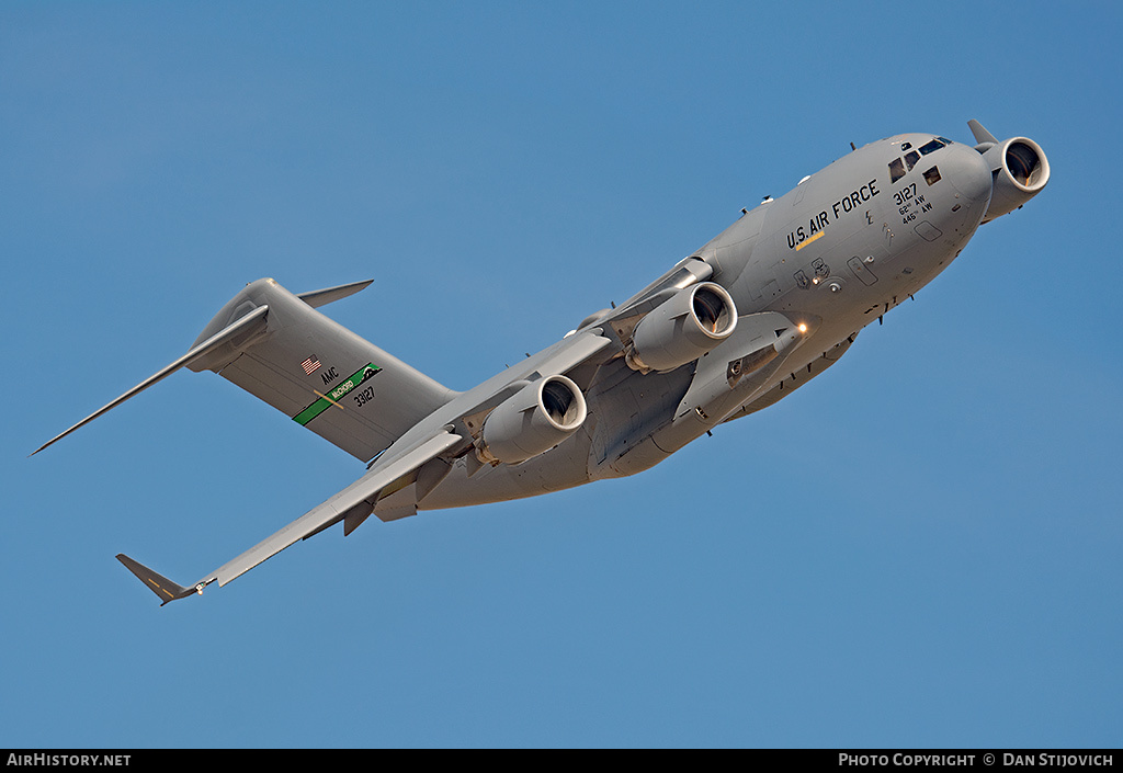 Aircraft Photo of 03-3127 / 33127 | Boeing C-17A Globemaster III | USA - Air Force | AirHistory.net #236126