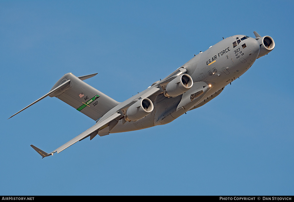 Aircraft Photo of 03-3127 / 33127 | Boeing C-17A Globemaster III | USA - Air Force | AirHistory.net #236126
