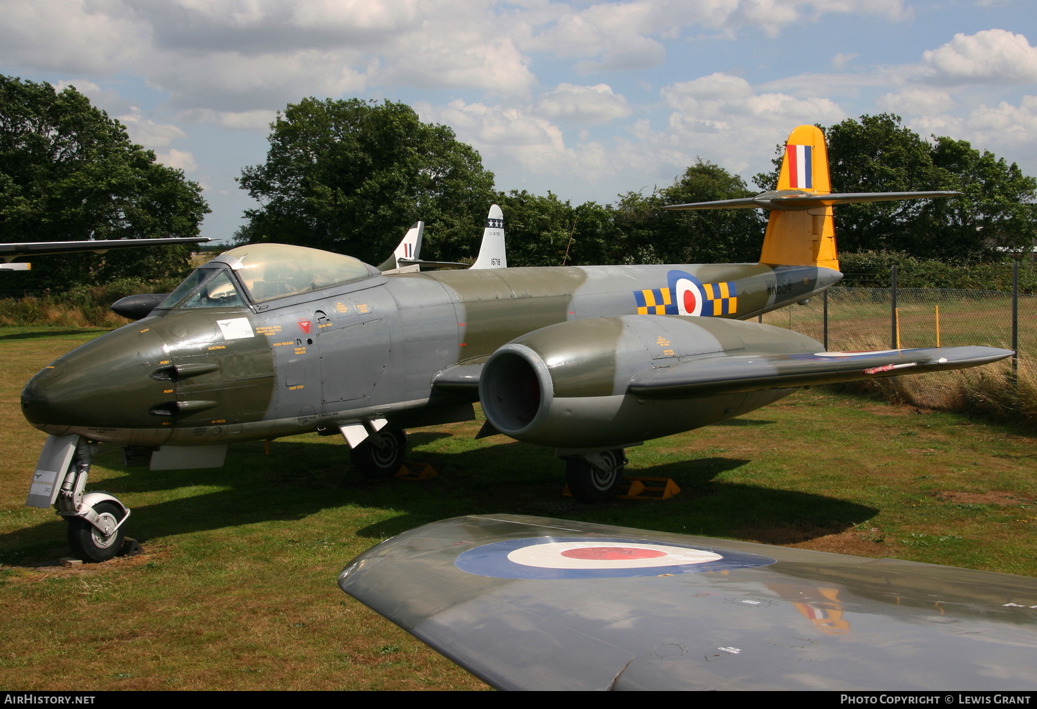 Aircraft Photo of WK654 | Gloster Meteor F8 | UK - Air Force | AirHistory.net #236166