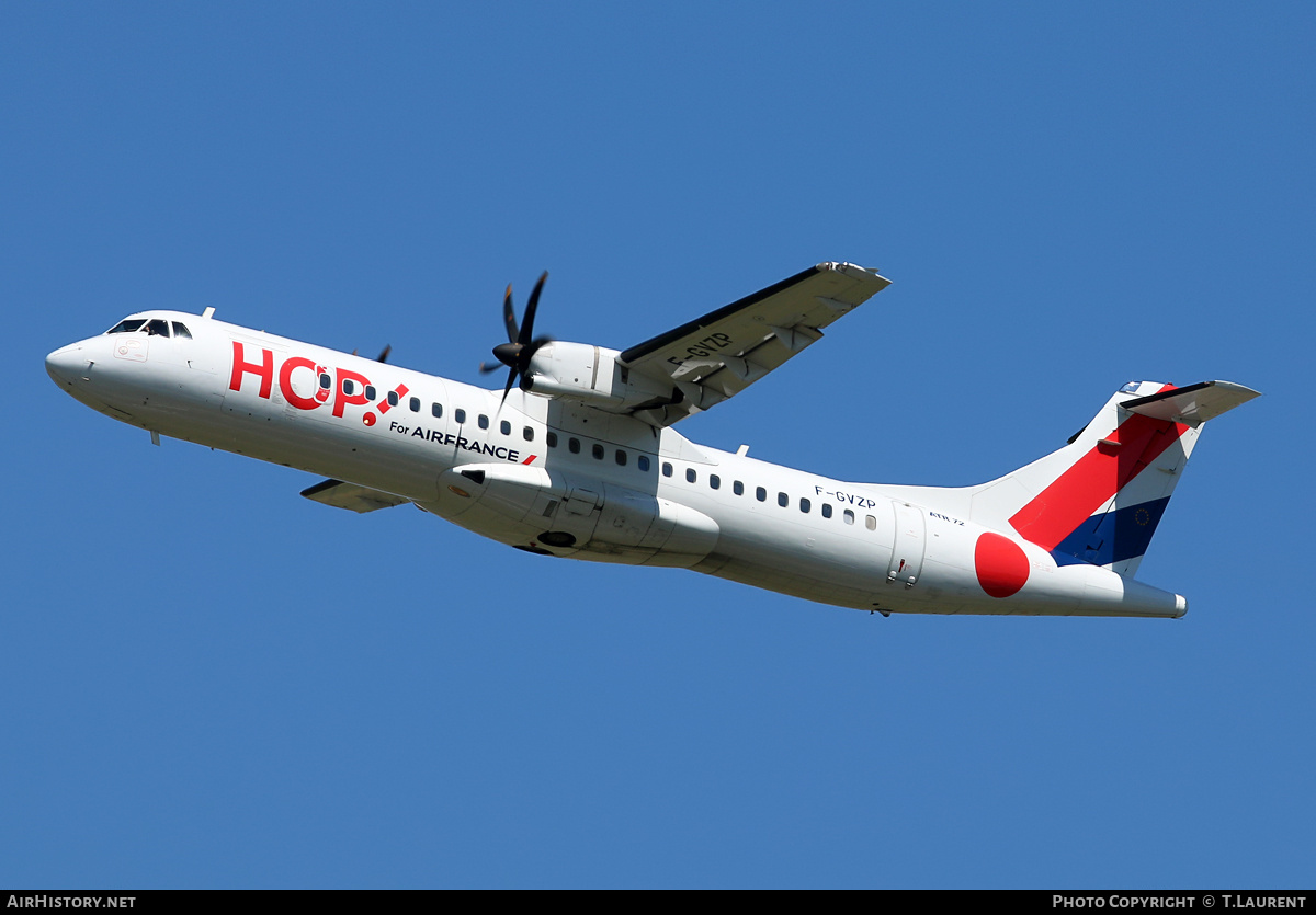 Aircraft Photo of F-GVZP | ATR ATR-72-500 (ATR-72-212A) | Hop! | AirHistory.net #236191
