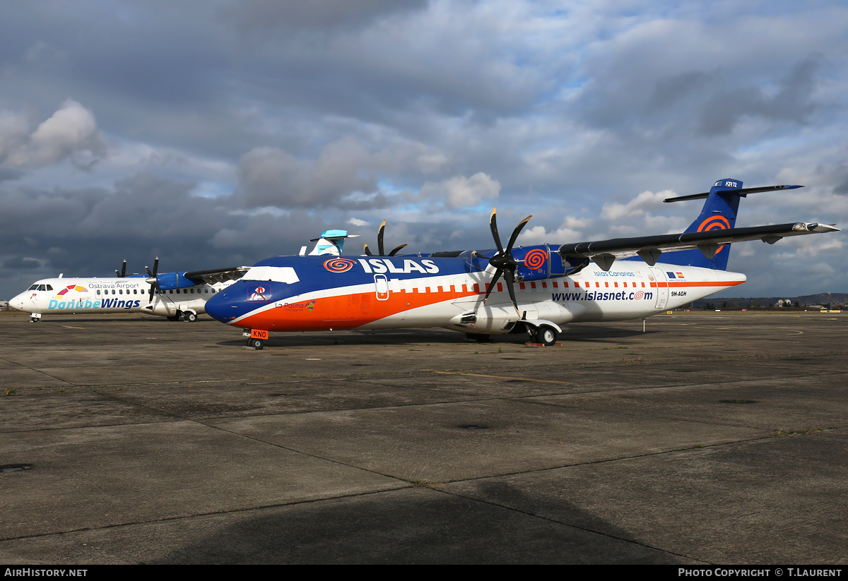 Aircraft Photo of 9H-AGH | ATR ATR-72-500 (ATR-72-212A) | Islas Airways | AirHistory.net #236193