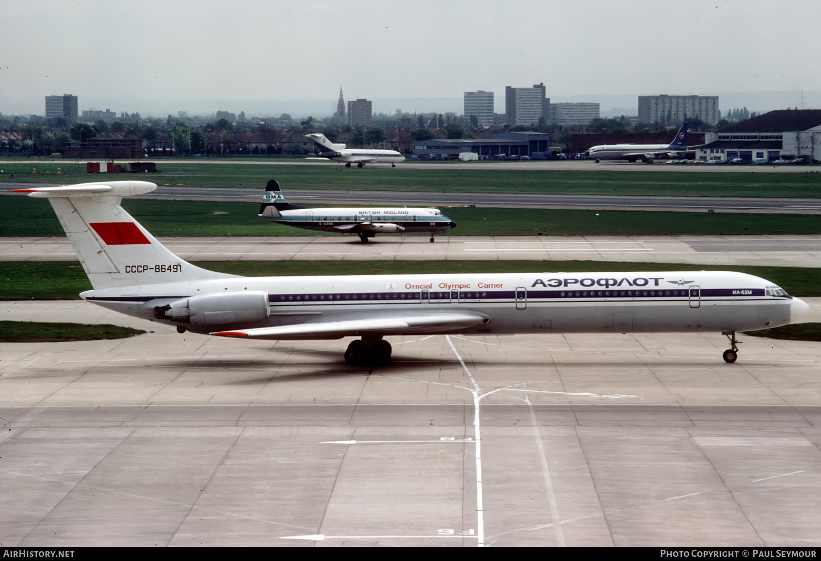 Aircraft Photo of CCCP-86491 | Ilyushin Il-62M | Aeroflot | AirHistory.net #236199