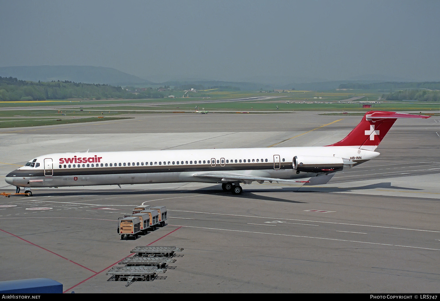 Aircraft Photo of HB-INN | McDonnell Douglas MD-81 (DC-9-81) | Swissair | AirHistory.net #236209