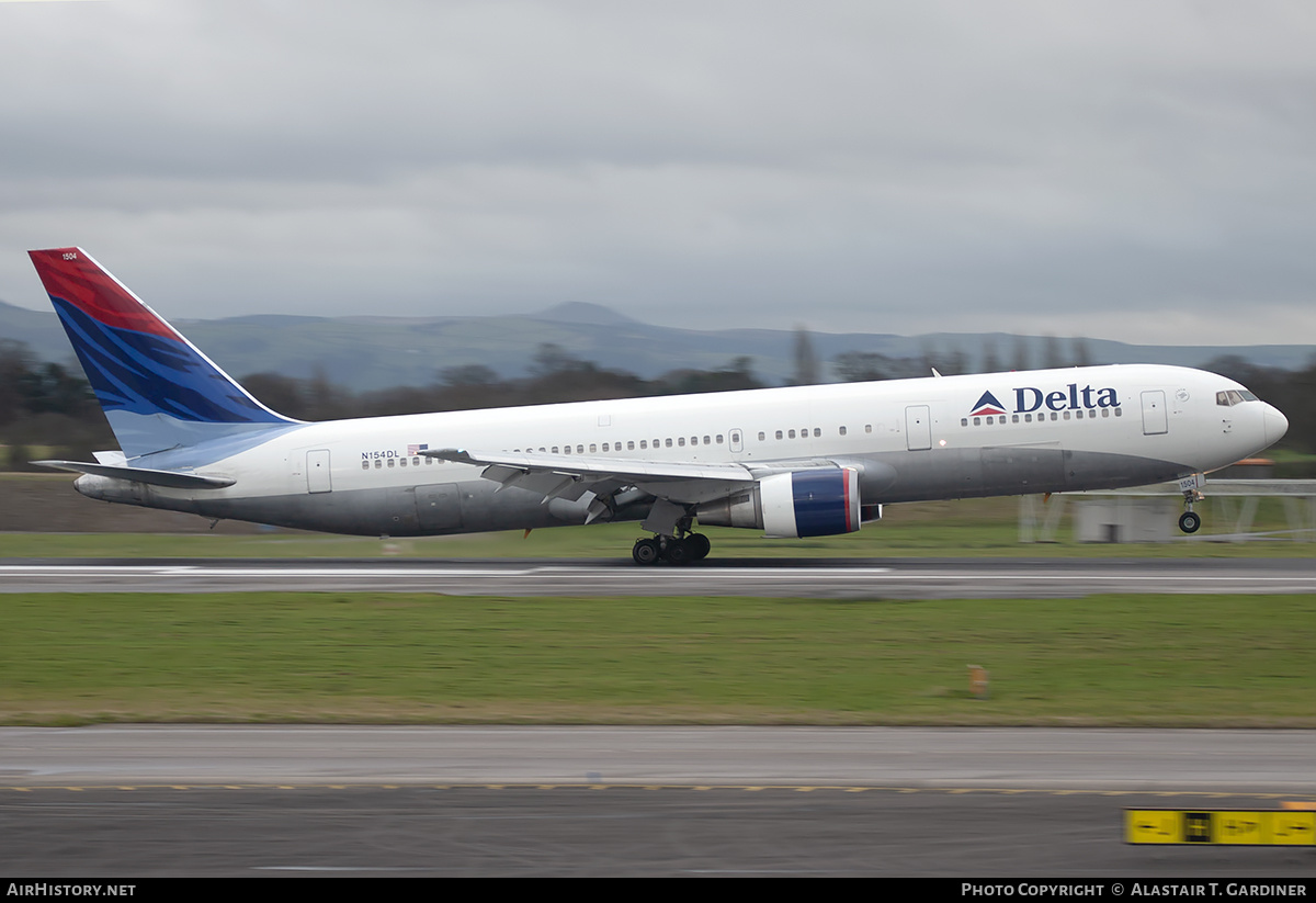 Aircraft Photo of N154DL | Boeing 767-3P6/ER | Delta Air Lines | AirHistory.net #236211