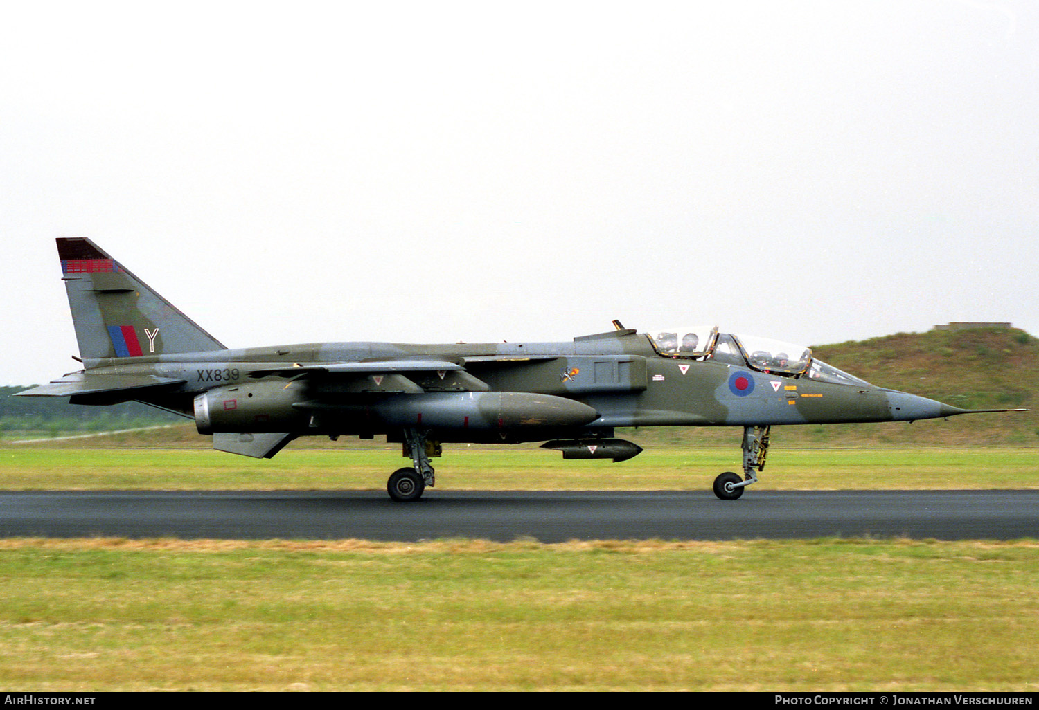 Aircraft Photo of XX839 | Sepecat Jaguar T2A | UK - Air Force | AirHistory.net #236225