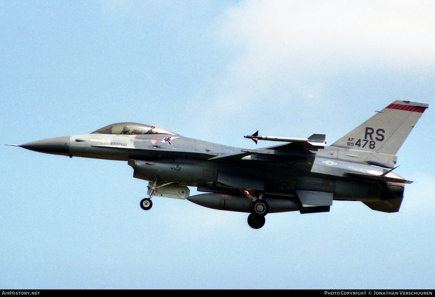 Aircraft Photo of 85-1478 / AF85-478 | General Dynamics F-16C Fighting Falcon | USA - Air Force | AirHistory.net #236237