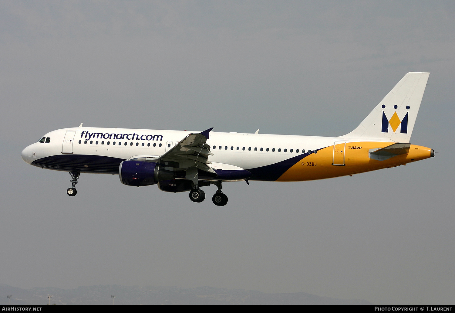 Aircraft Photo of G-OZBJ | Airbus A320-212 | Monarch Airlines | AirHistory.net #236267