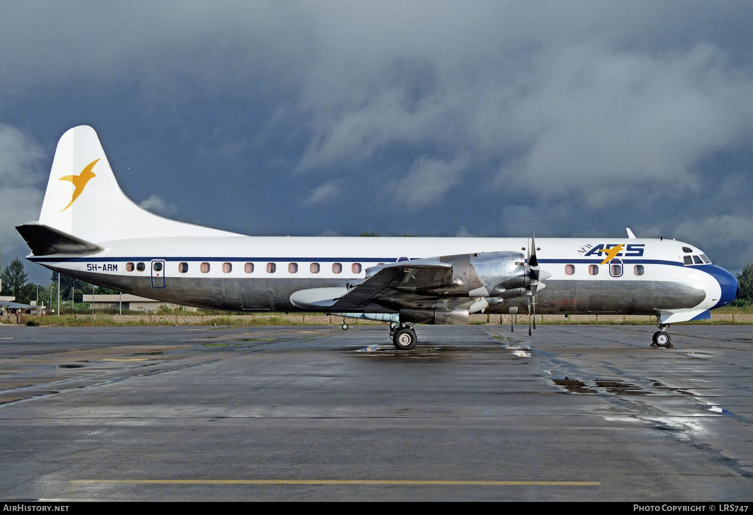 Aircraft Photo of 5H-ARM | Lockheed L-188A Electra | New ACS - Air Charter Service | AirHistory.net #236284