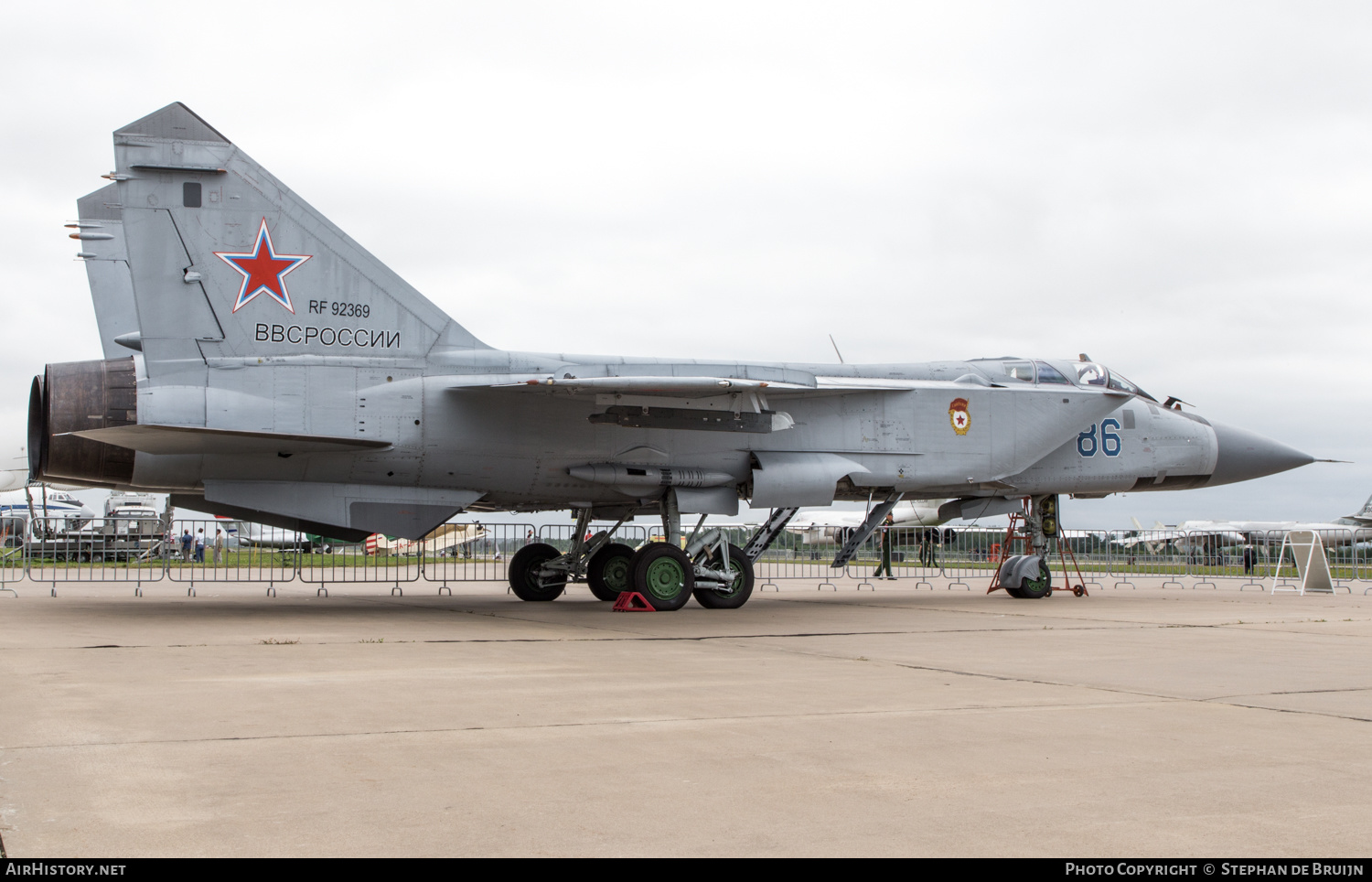 Aircraft Photo of RF-92369 | Mikoyan-Gurevich MiG-31BM | Russia - Air Force | AirHistory.net #236309