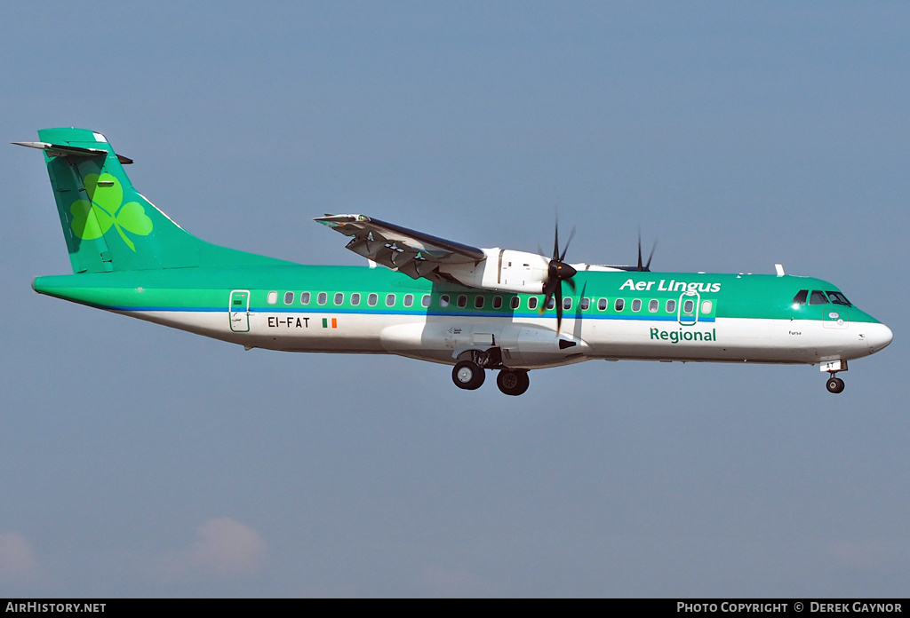 Aircraft Photo of EI-FAT | ATR ATR-72-600 (ATR-72-212A) | Aer Lingus Regional | AirHistory.net #236312
